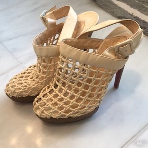 Barely worn Christian Louboutin platform heels